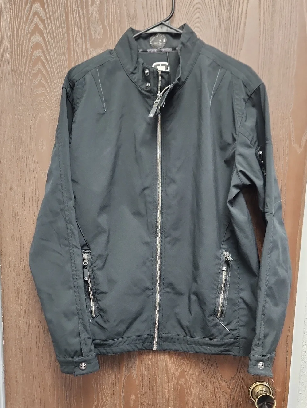 OGIO Men's Black Zip-Front Lightweight Jacket - Picture 1 of 3